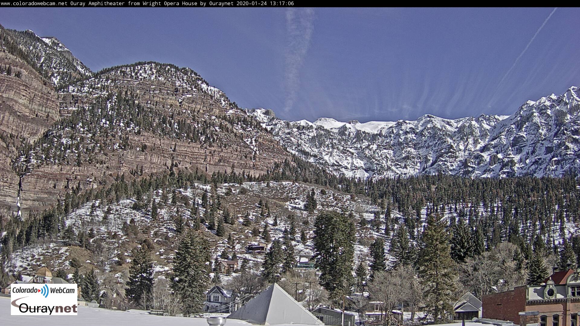 Ouray Colorado cam Ouray Amphitheater From Wright Opera House